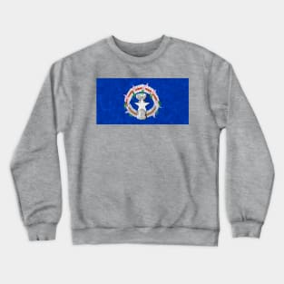 Flag of the Northern Mariana Islands Crewneck Sweatshirt